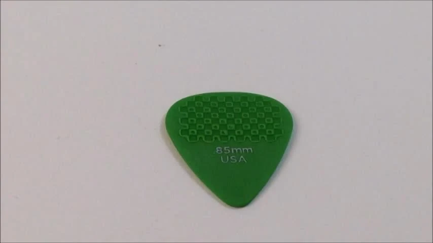 Close-up shot of the Planet Waves DuraGrip guitar picks in their packaging.