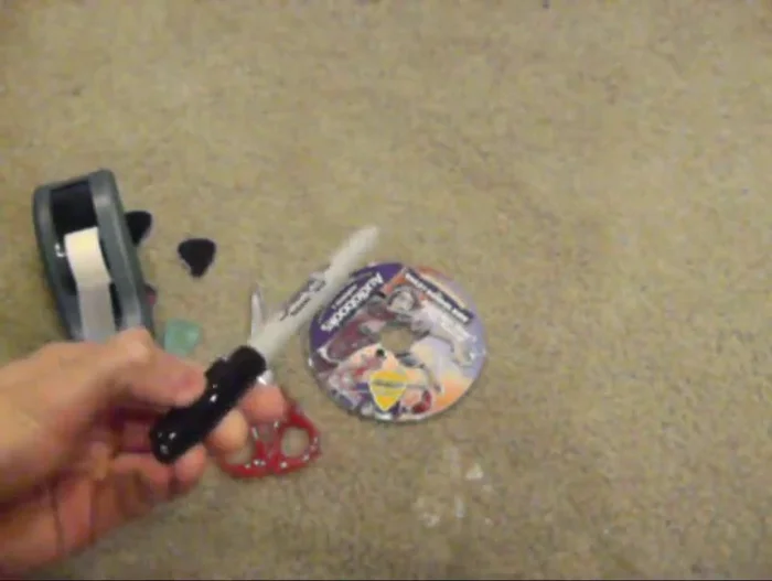 Carefully remove the tape and the stencil.