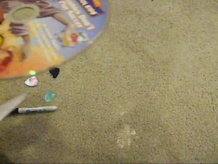 Carefully remove the tape and the stencil.