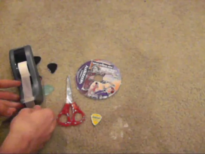 Carefully remove the tape and the stencil.