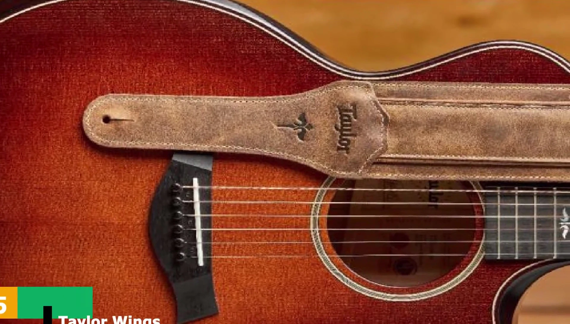 Taylor Wings guitar strap
