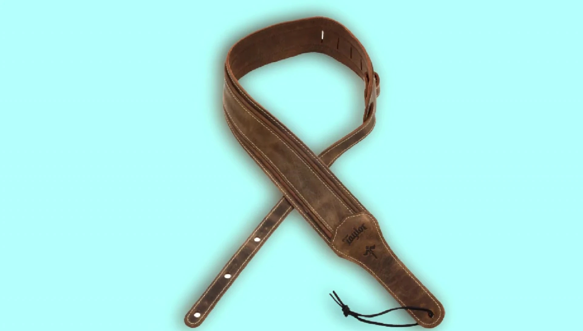 Close-up of the Taylor Wings strap's leather texture