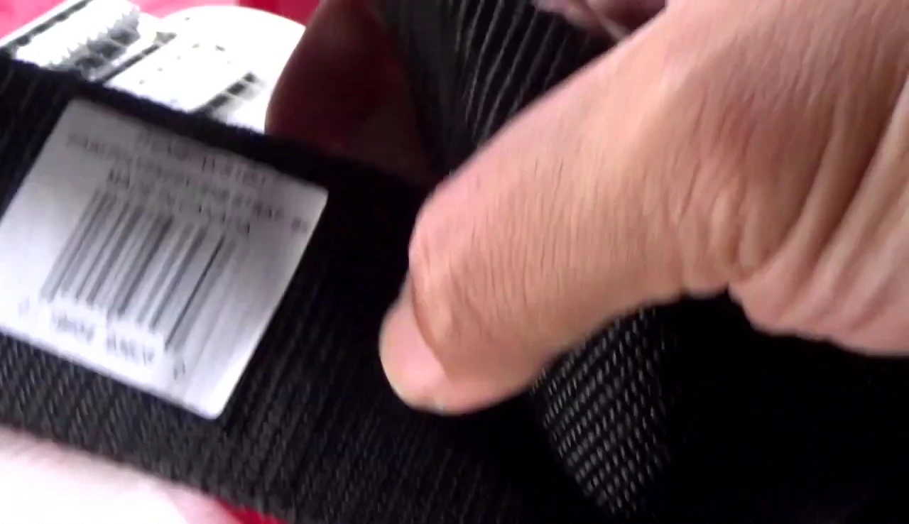 Detailed shot of the strap material and stitching.