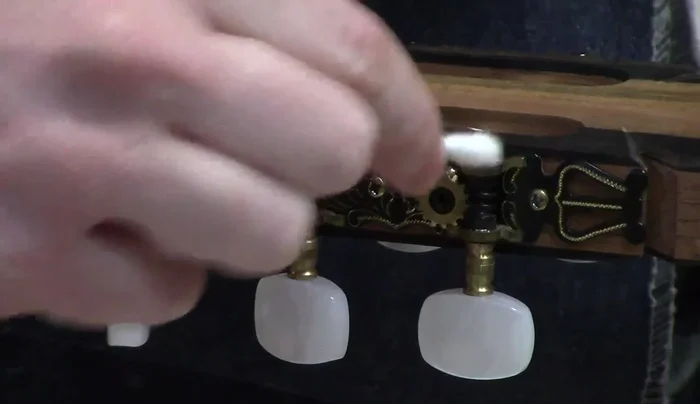 Use a clean Q-tip to mop up any residual petroleum jelly.