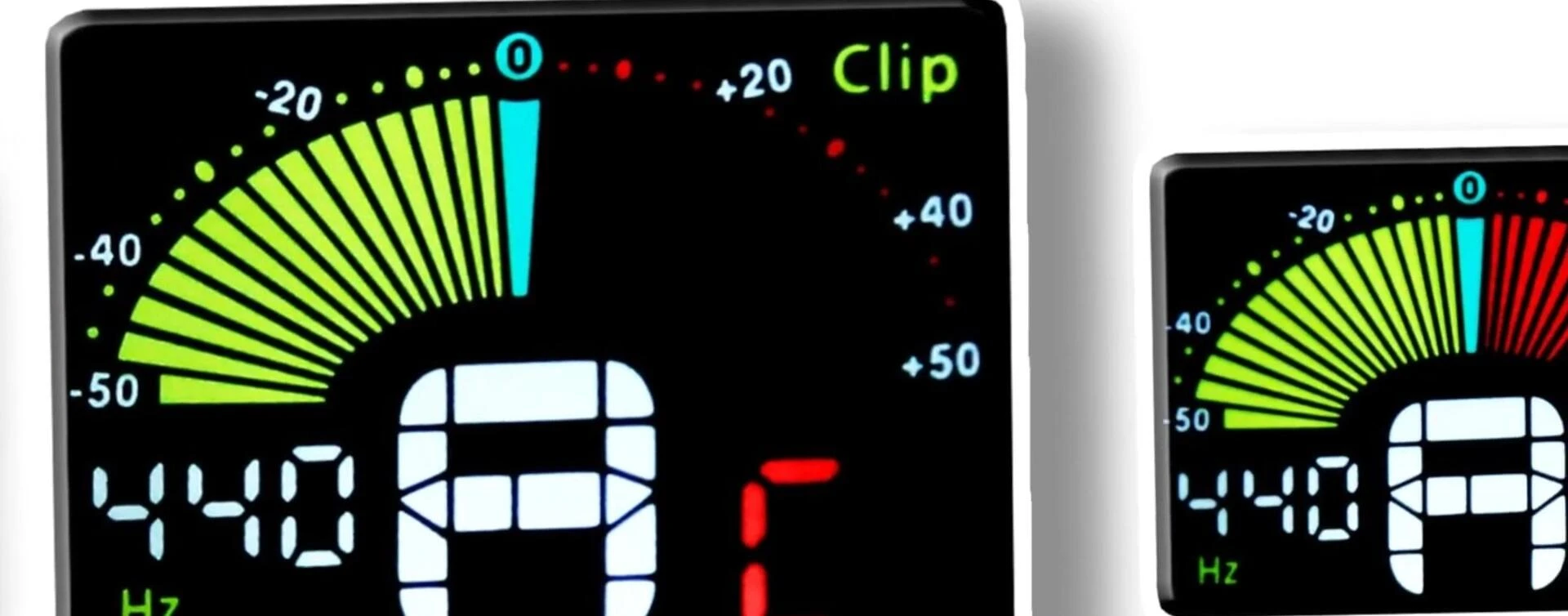 Real Tuner LA-1 tuner highlighting its interface