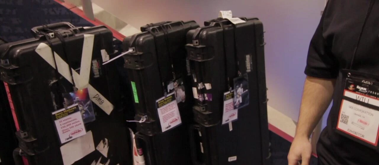 Shot of the SKB cases manufacturing location mentioned in the video.