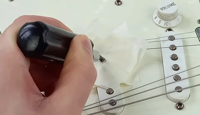 Wipe down with microfiber cloth to remove residue from tape and dust.