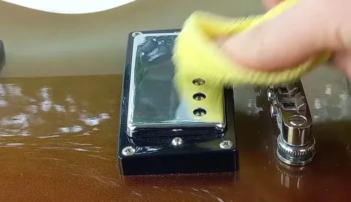 Wipe down pickup with a lint-free microfiber cloth to remove surface dirt.