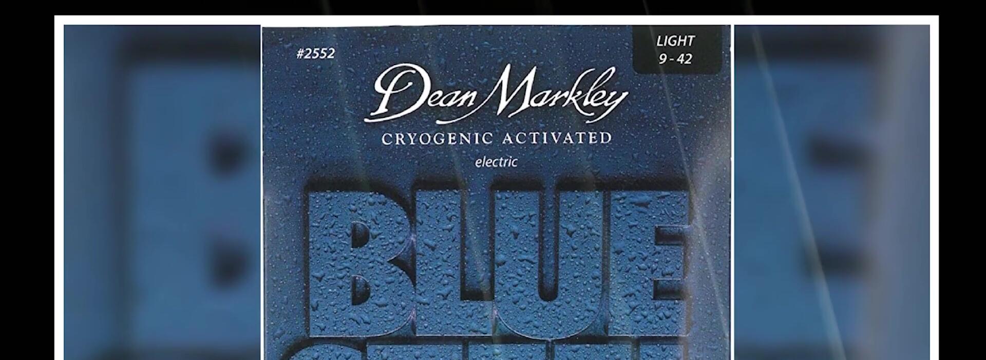 Dean Markley Blue Steel strings on a guitar
