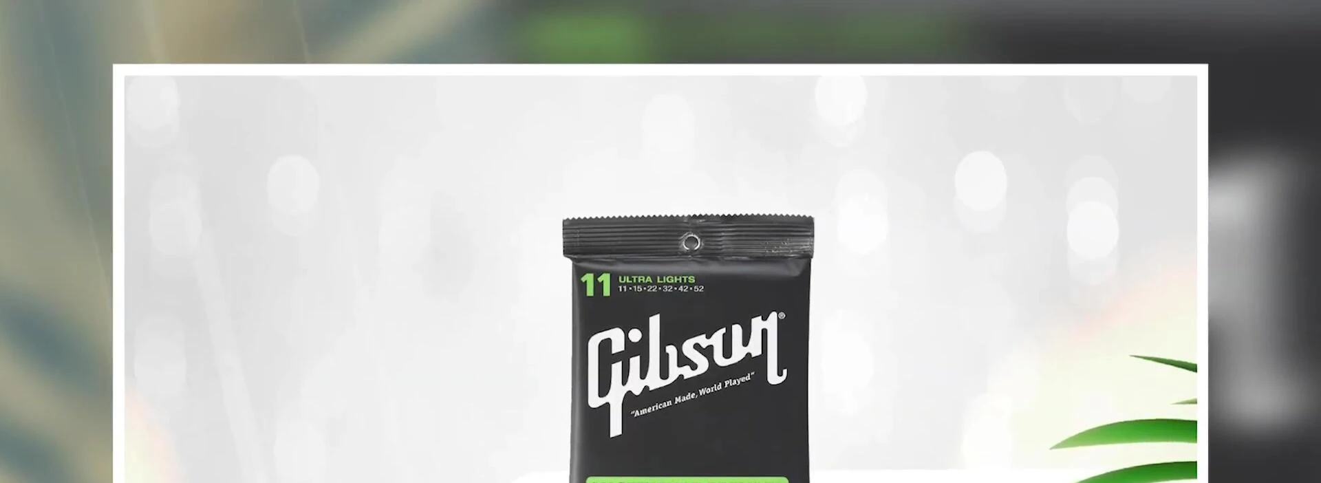 Gibson Masterbuilt strings packaging