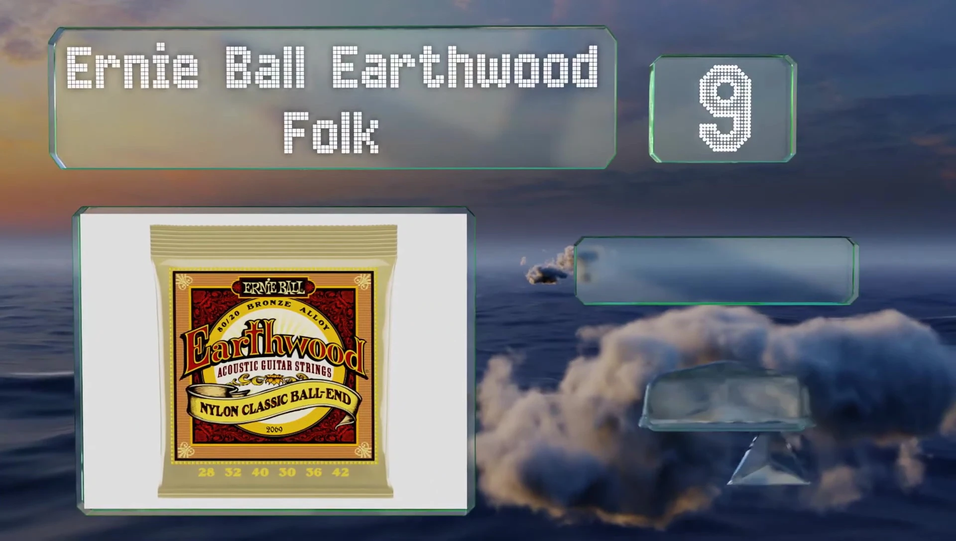 Beginner playing guitar with Ernie Ball Earthwood Folk strings