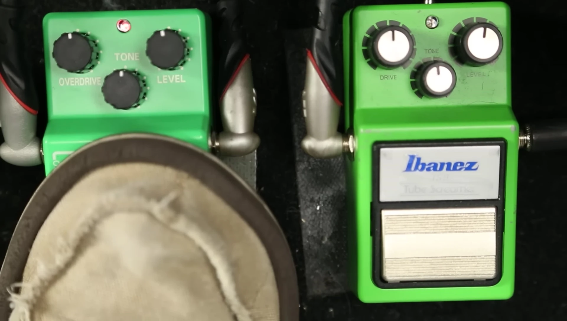 Screenshot showing the TS808 engaged, demonstrating its warm tone.