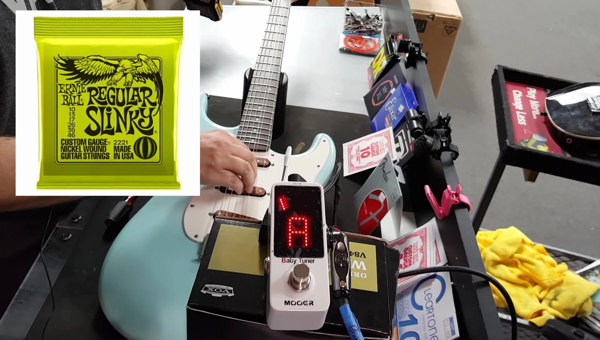 Ernie Ball Custom Gauge string breaking point.