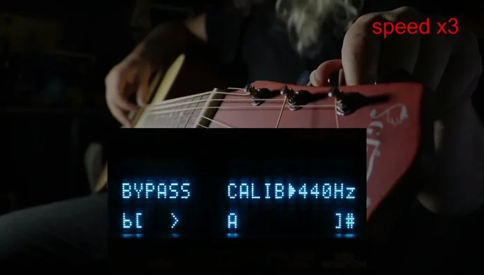 Tune the guitar. Allow the strings to settle and stretch for a day or two; they may go out of tune initially ([861.36]).