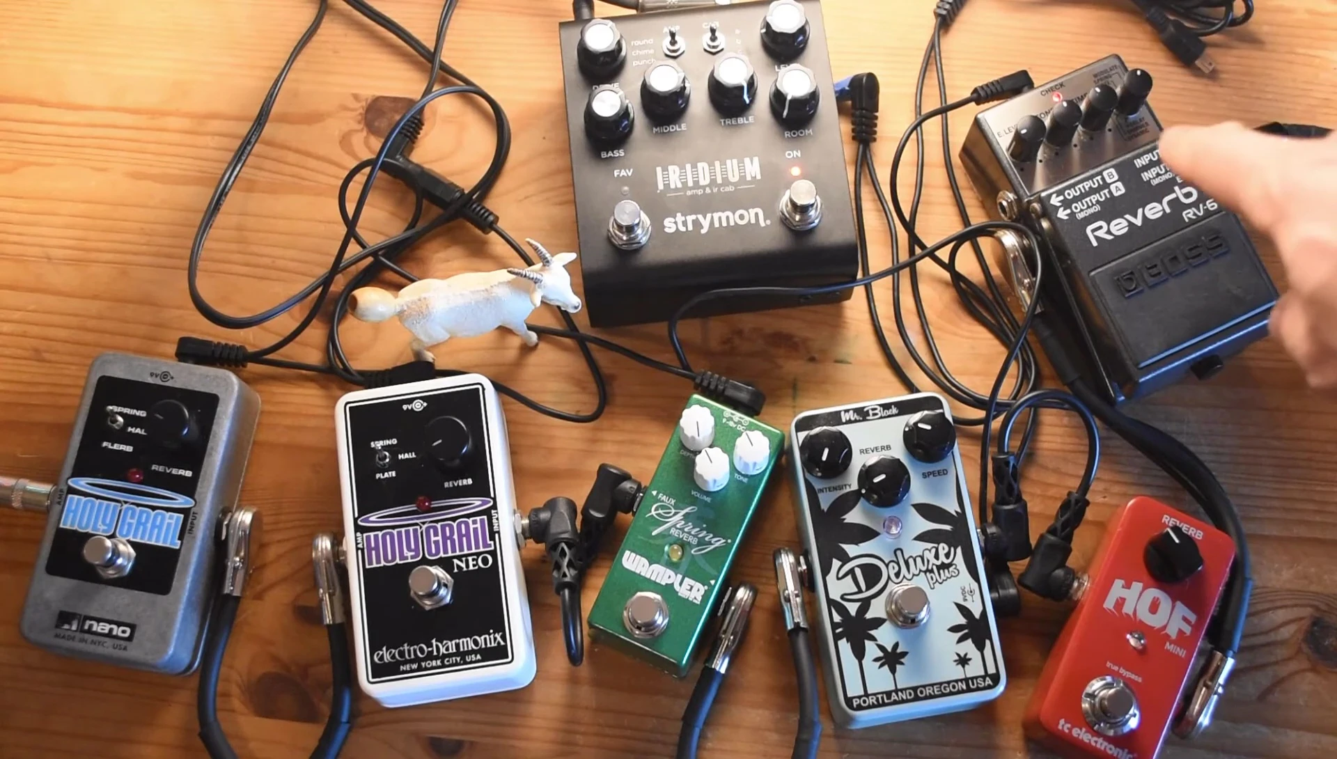 Boss RV-6 Spring Reverb settings