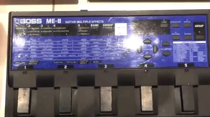 Review of Boss ME-8: Analog circuitry, excellent performer