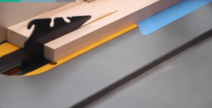 Cut the mahogany side pieces.