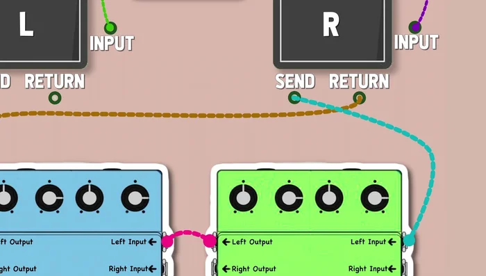 Connect the reverb output back to the return of the same amp.