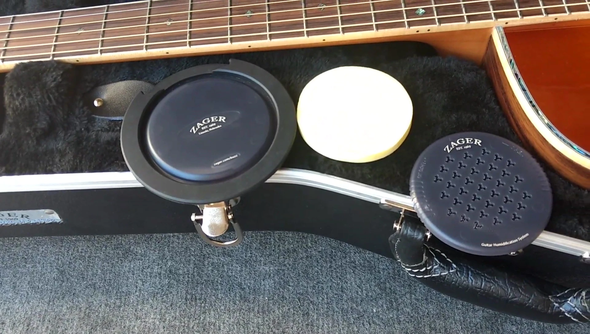 Close-up of the Zager humidifier system