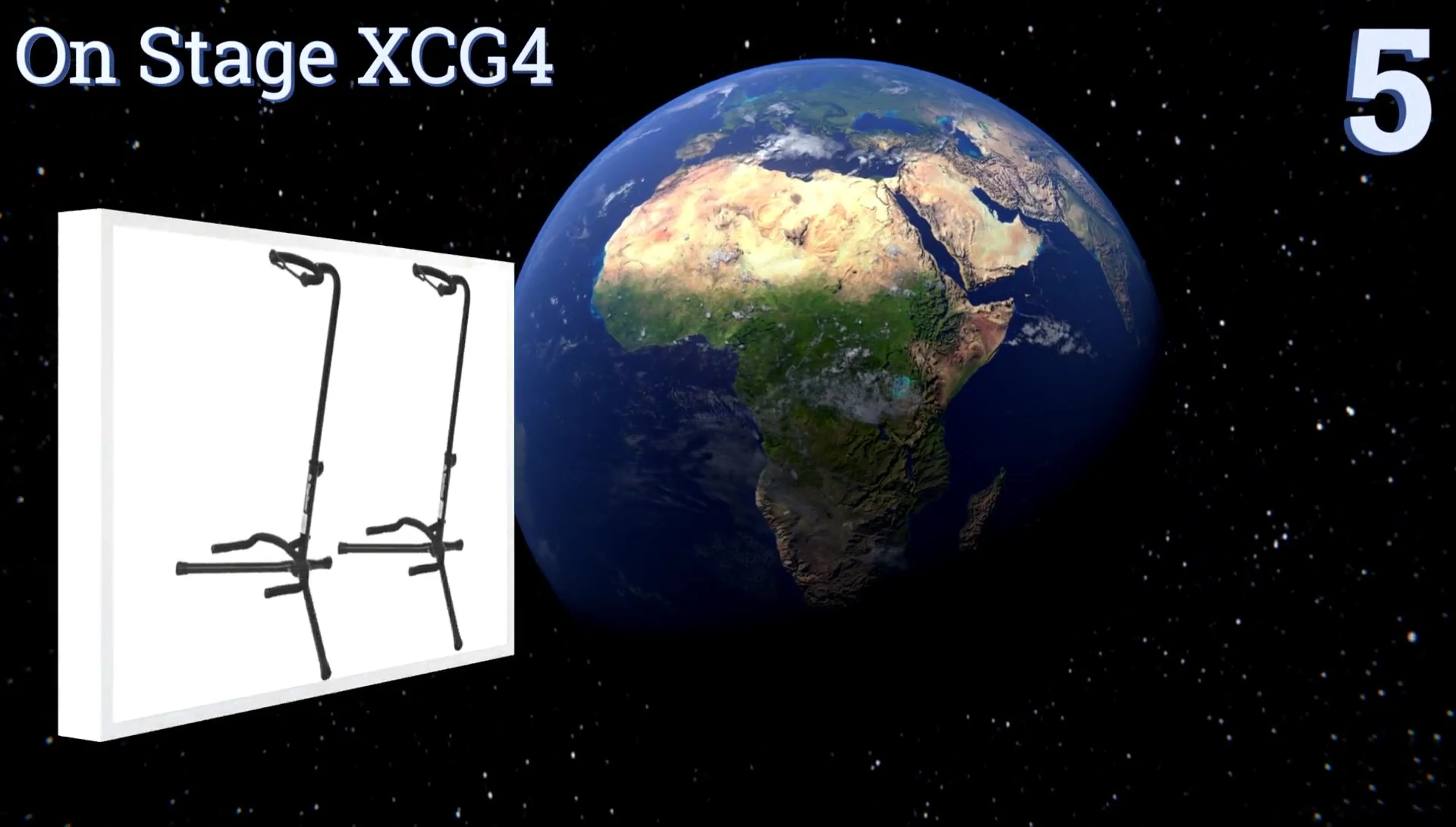 A set of OnStage Stands XCG4 guitar stands