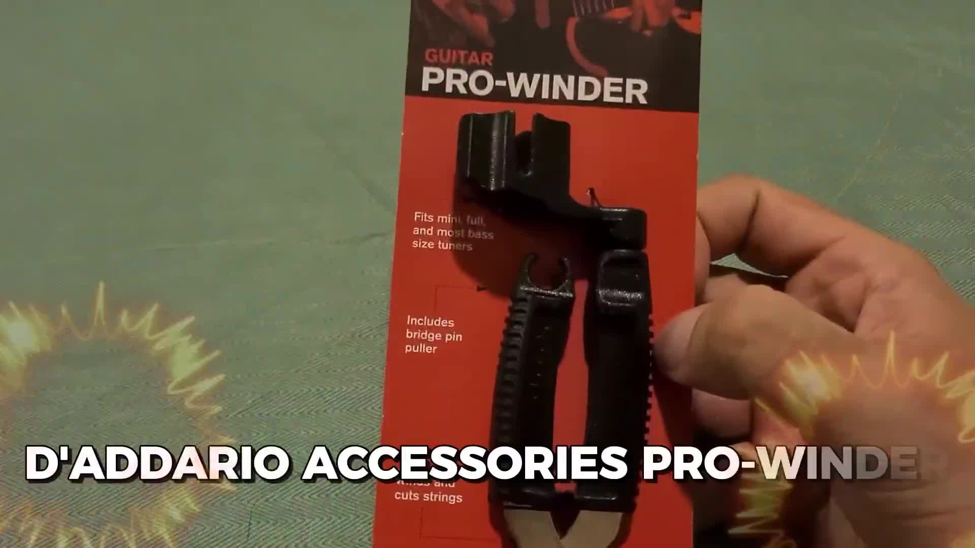 Close-up of the D'Addario Pro Winder