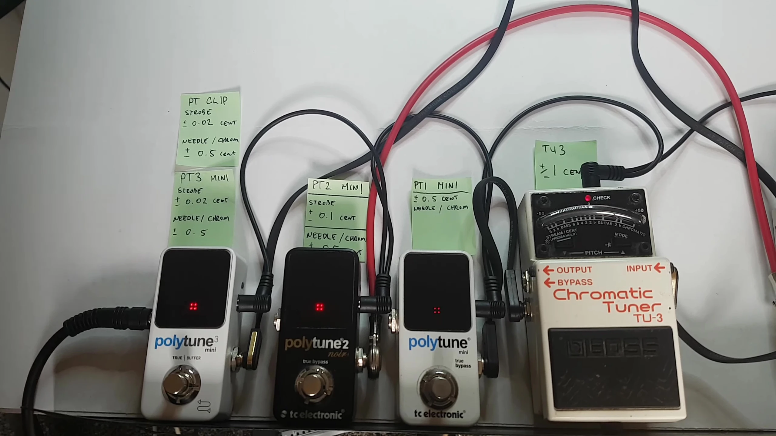 Strobe mode tuning demonstration