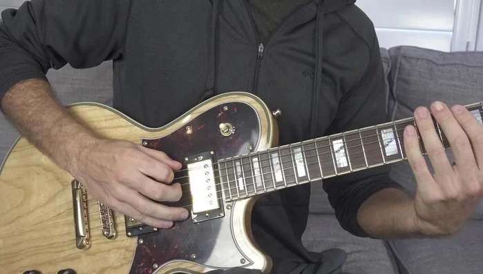 Practice getting a clean, individual tone from each fret before focusing on selective picking; this helps isolate the desired string.