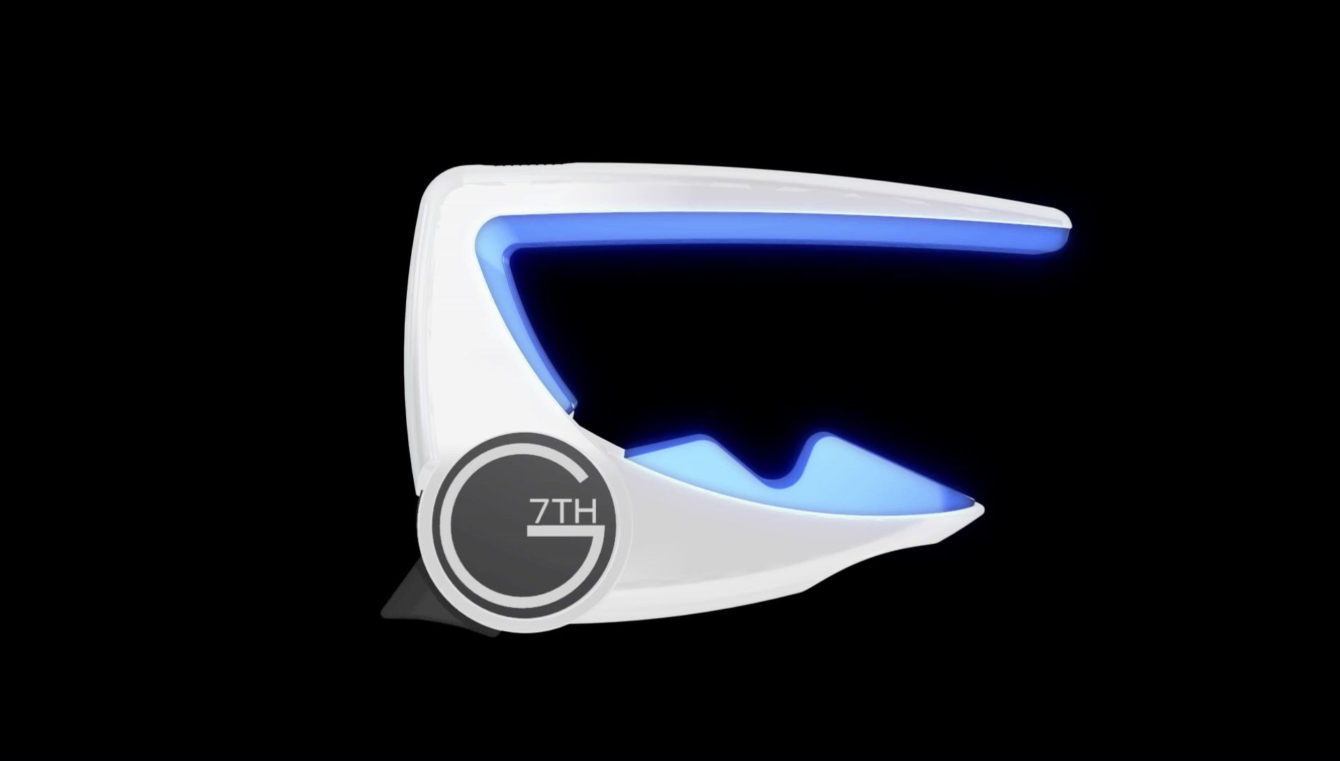 Showing the twin-peak design of the lower rubber