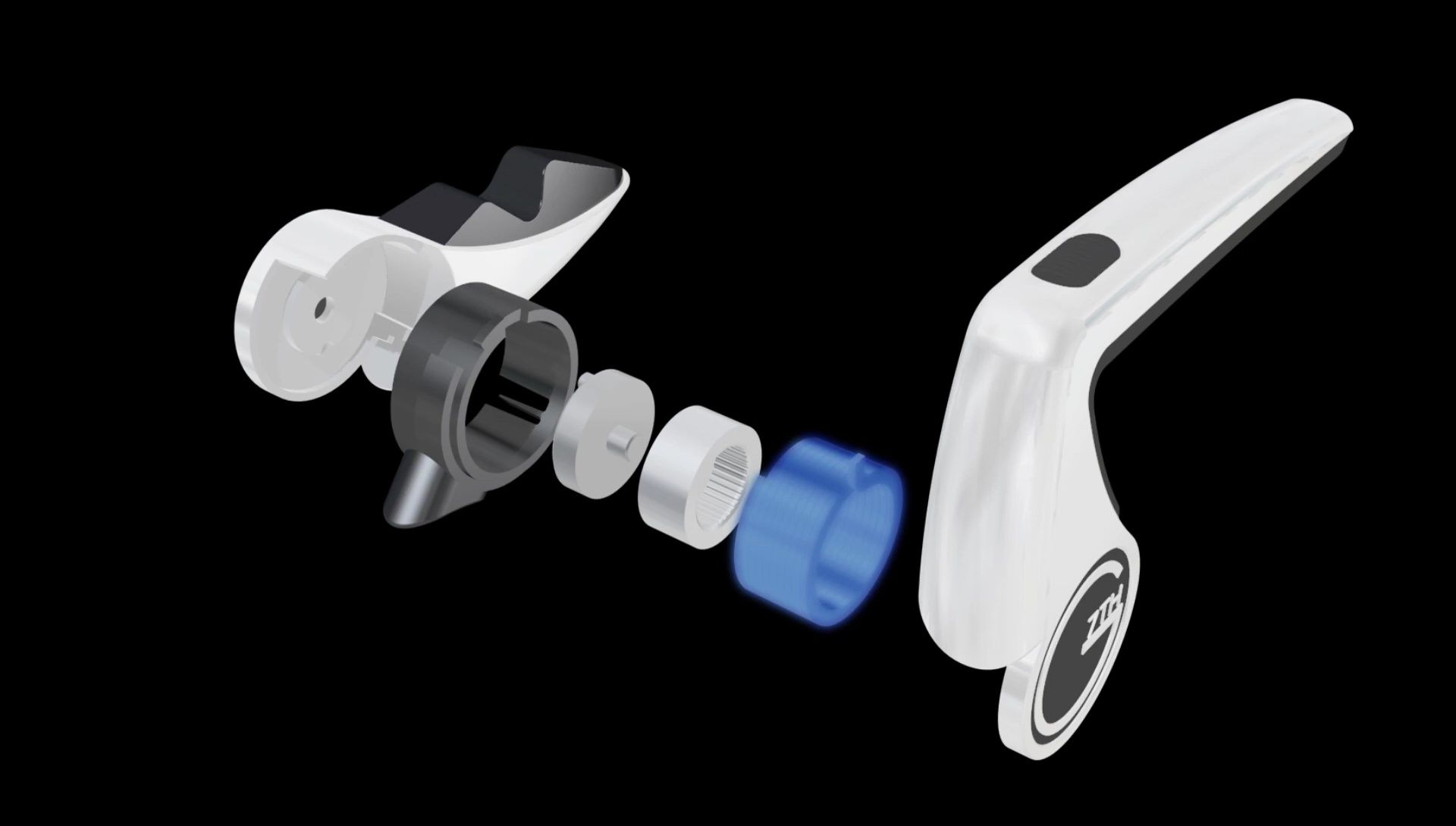 Detail of the high-precision hubs