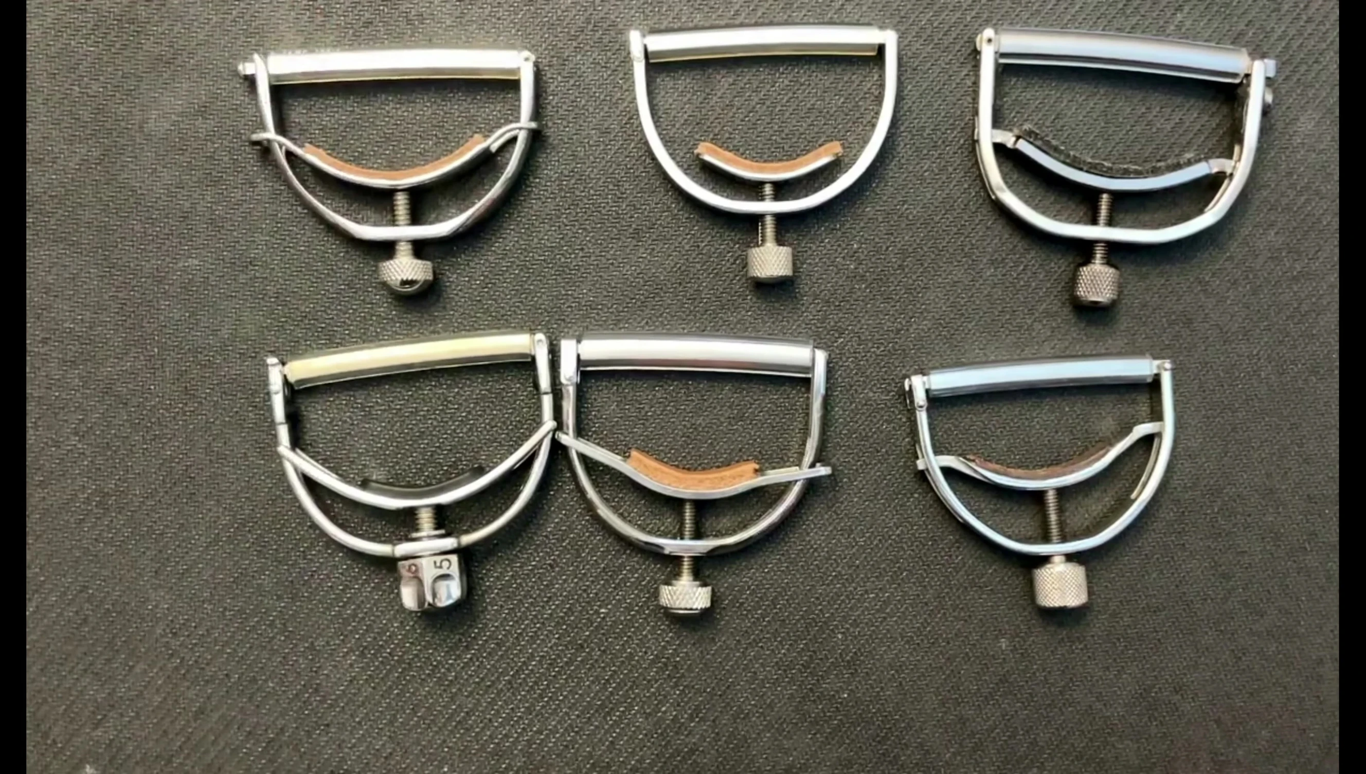 All capos displayed together