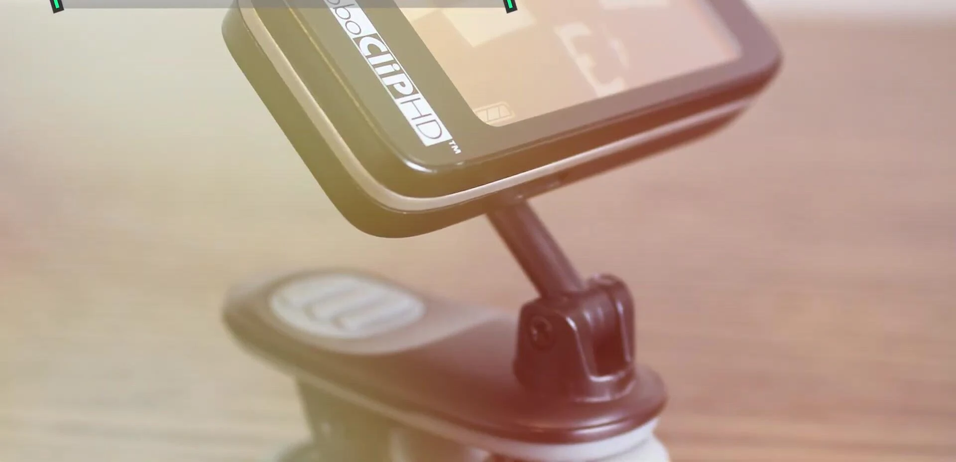StroboClip HD display showing accuracy