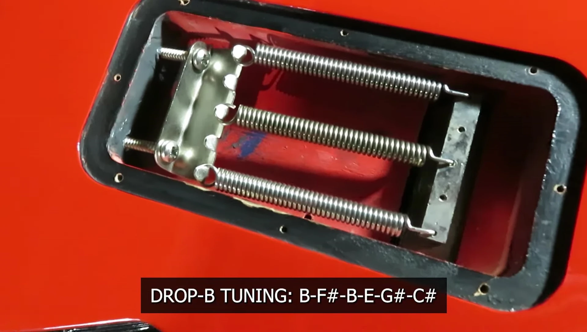 The new DR DDT strings laid out before installation.
