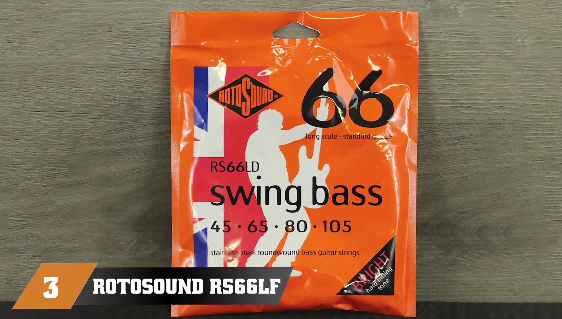 Rotosound RS66 Swing Bass strings packaging