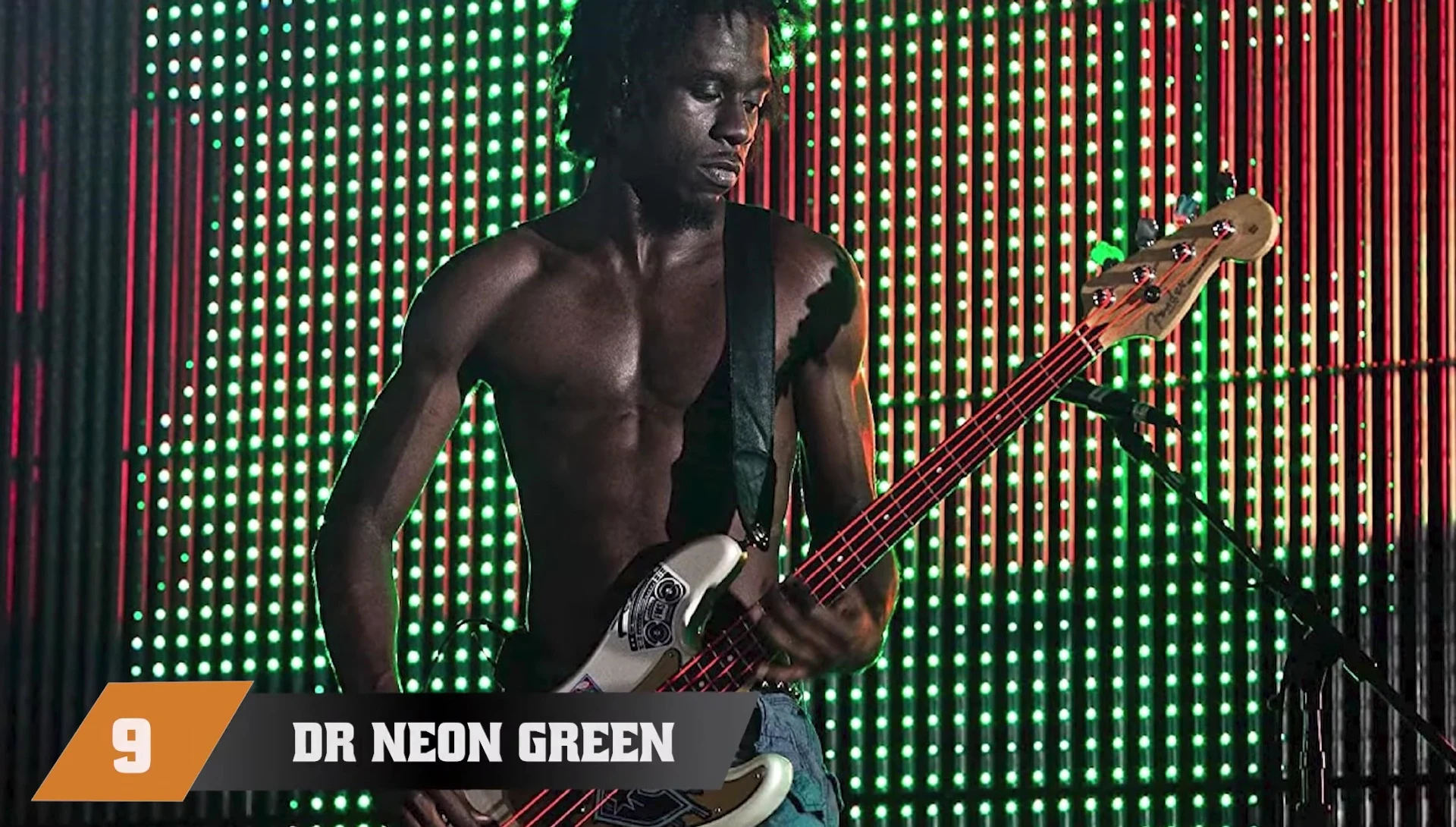 DR Neon Green bass strings