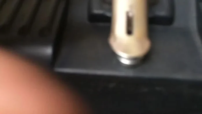 Use a square nut (or other suitable gauge) to ensure even spacing when positioning the bottom latch. Mark the positions for the bottom holes using the gauge. 