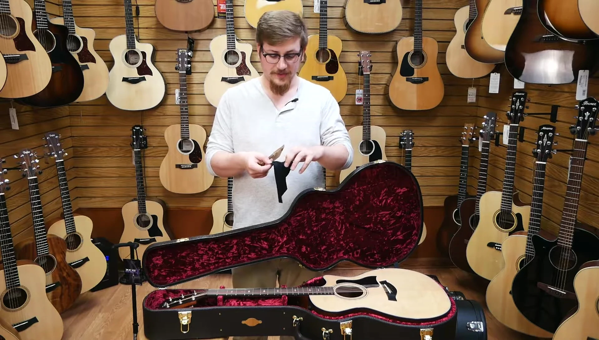 Demonstration of installing the single-pack sleeve.
