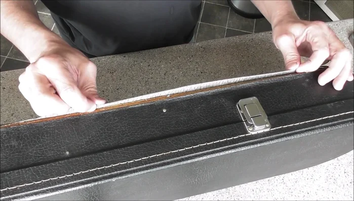 Once everything is set, apply more tape to hold things in place and allow for the glue to dry completely. 