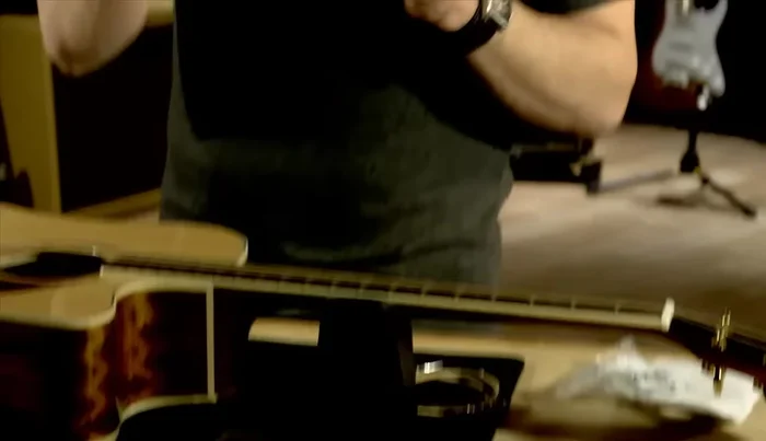 Repeat step 6 for the A string (red ball end).