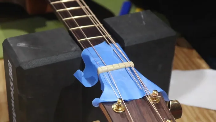 Clean the nut slots with Naphtha.