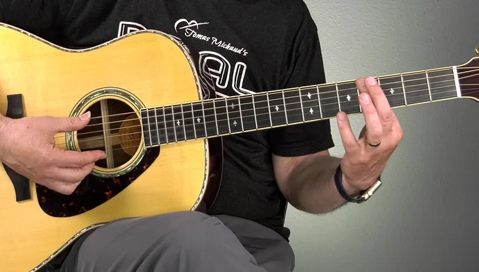 Repeat step 2 and 3 until the open 5th string matches the 5th fret of the low E string.