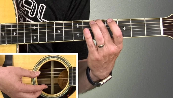 Repeat step 2 and 3 until the open 5th string matches the 5th fret of the low E string.