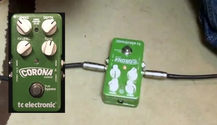 Adjust the 'Effects Level' control (or 'Mix'). This controls the blend between the dry (no effect) and wet (effected) signal. Find a balance that suits your preference.