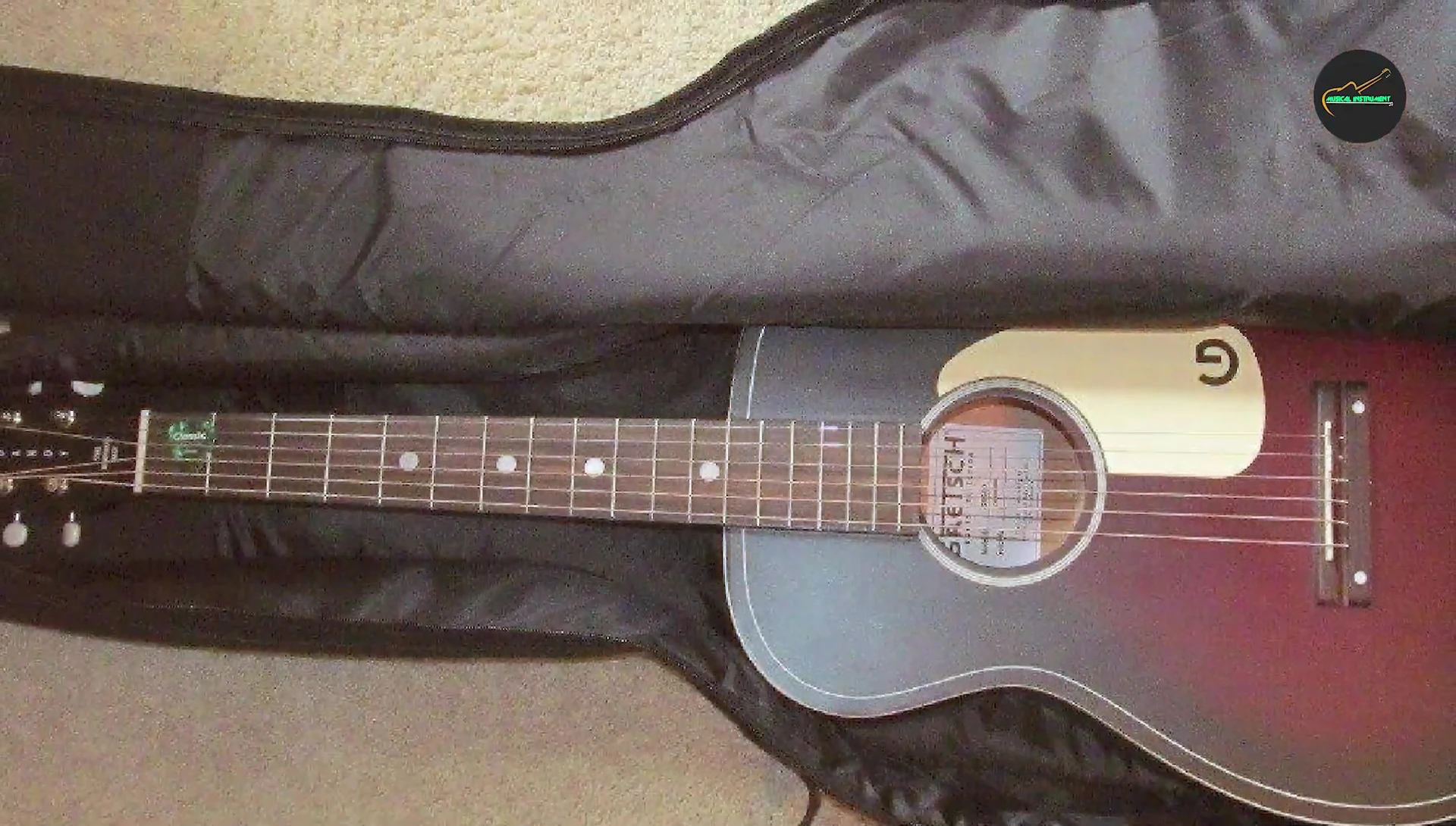 Gator Mini Guitar being played