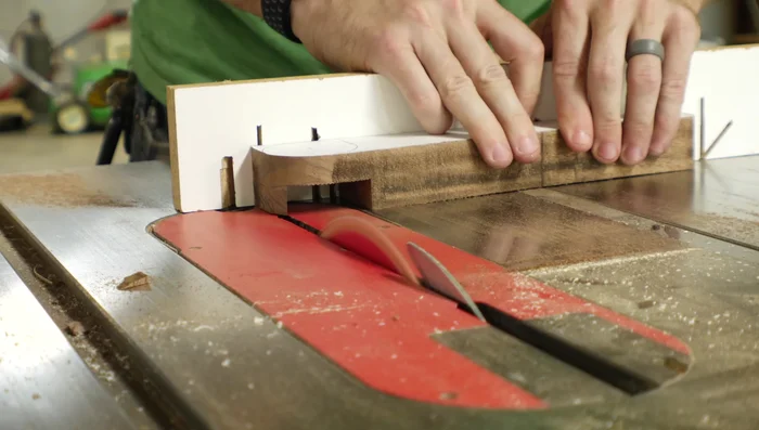 Use a chisel to smooth the rabbet surfaces.