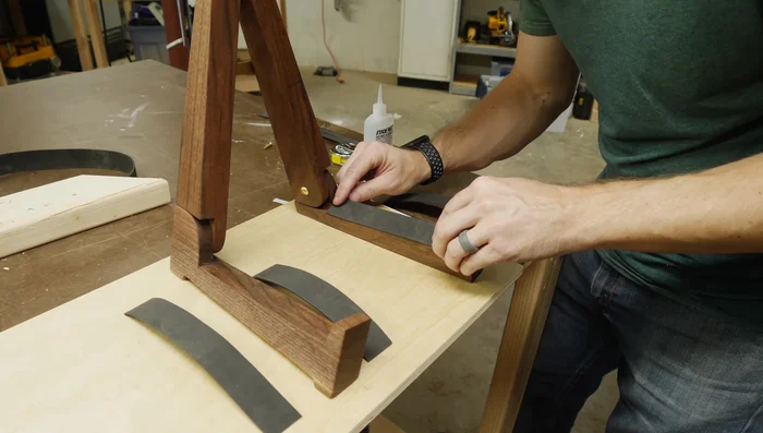 Apply craft foam padding to protect the guitar.
