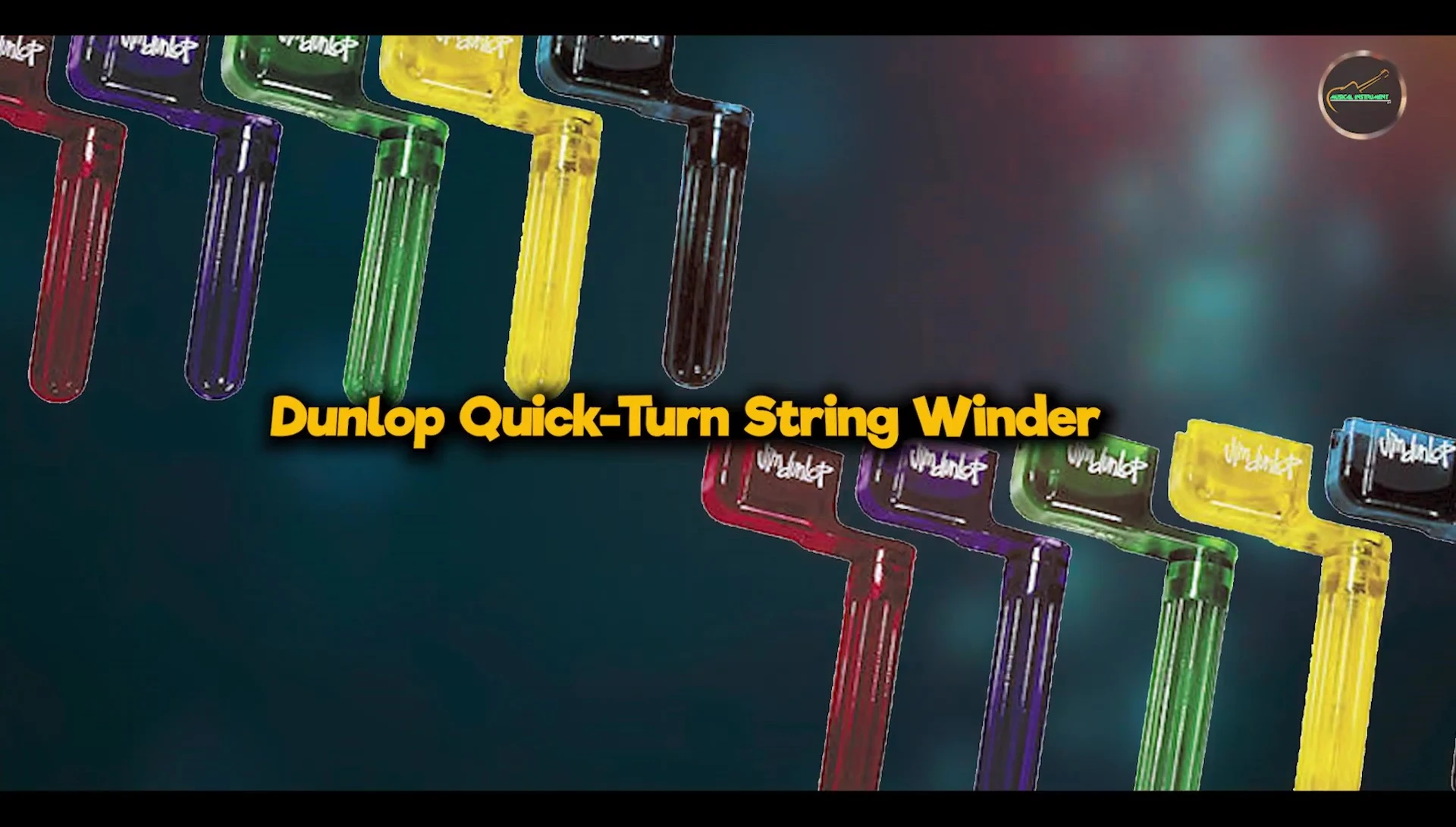 The Dunlop Quick Turn string winder.