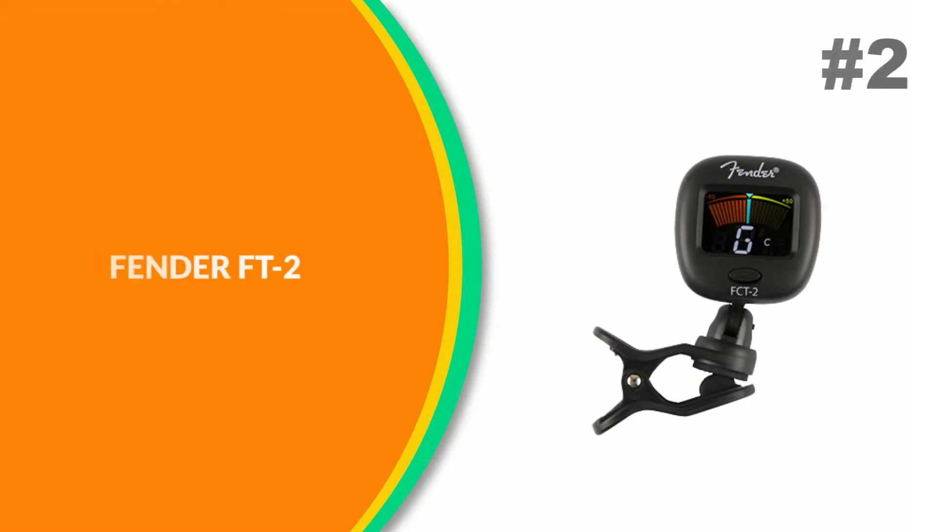 Fender FT-2 clip-on tuner