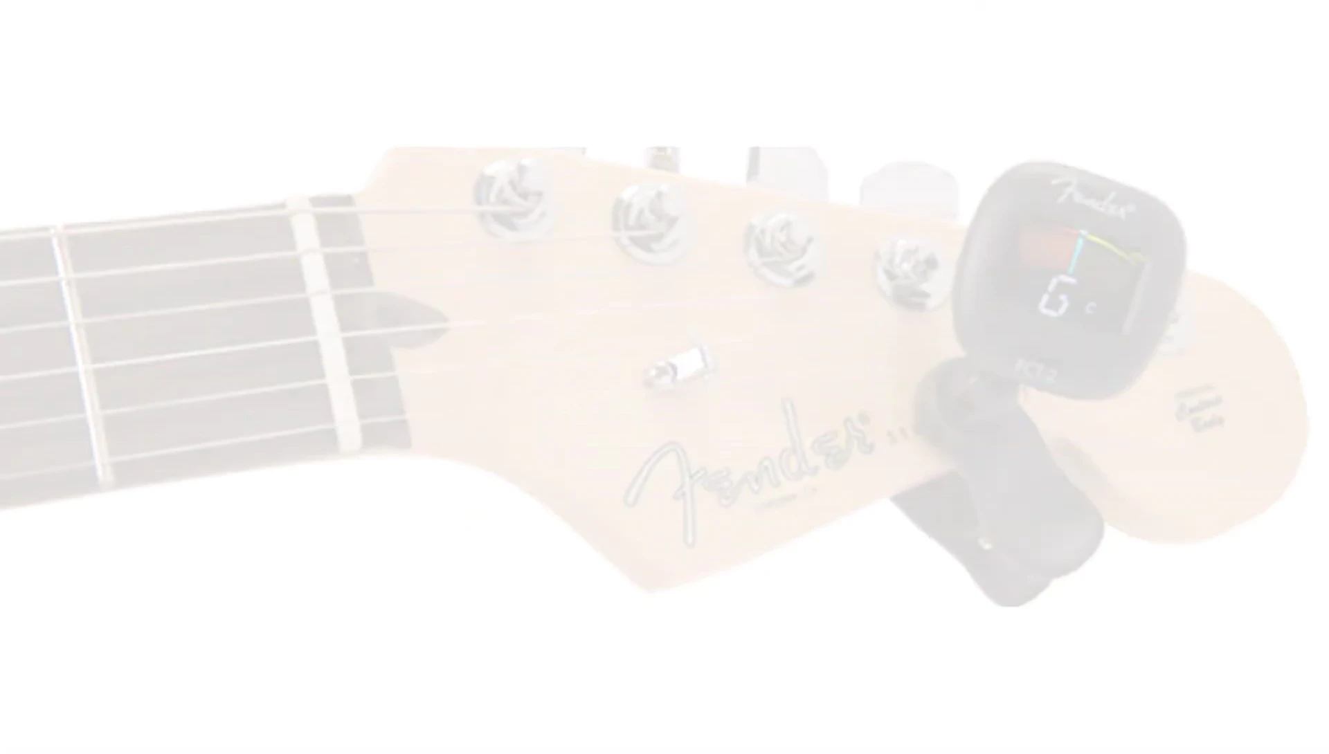 Fender FT-2 display showing tuning