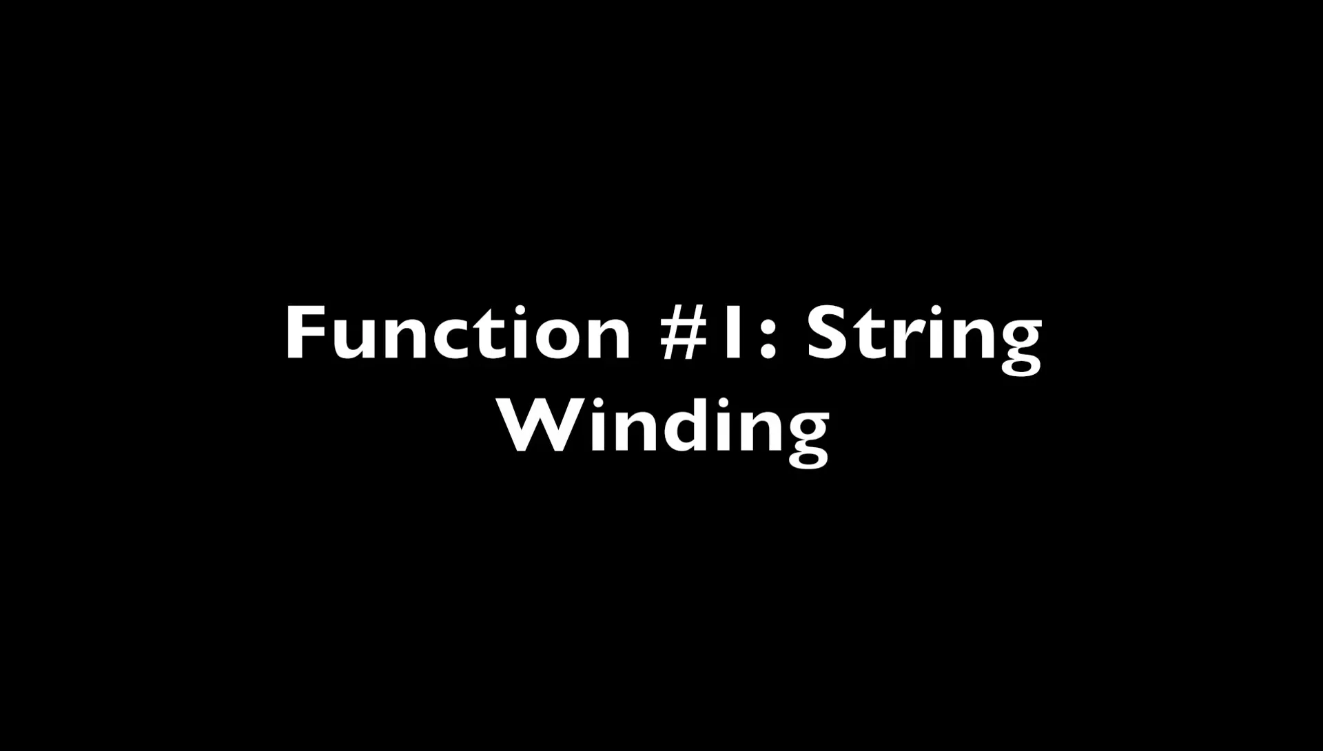 The RoboWinder in action, winding a string