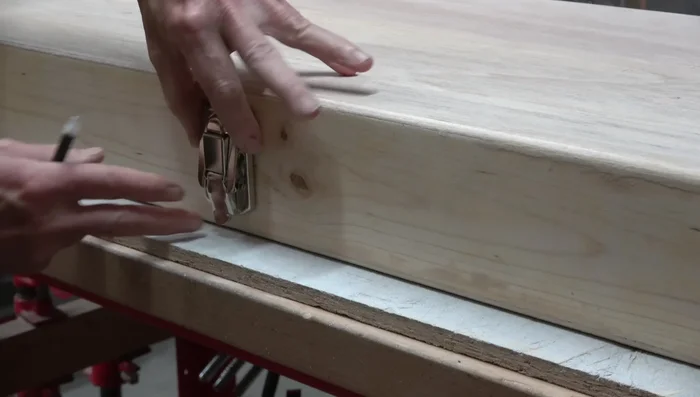 Mark matching ends before applying coating. Sand, tack rag to remove dust.